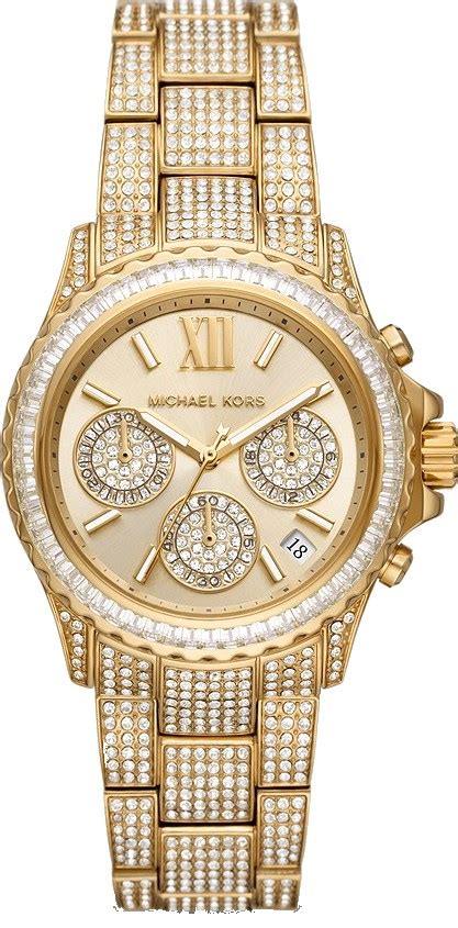 michael kors everest chronograph watch gold|Michael Kors Everest gold.